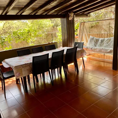 Villetta Porto Pino 30 Mt Dalla Spiaggia Exterior foto
